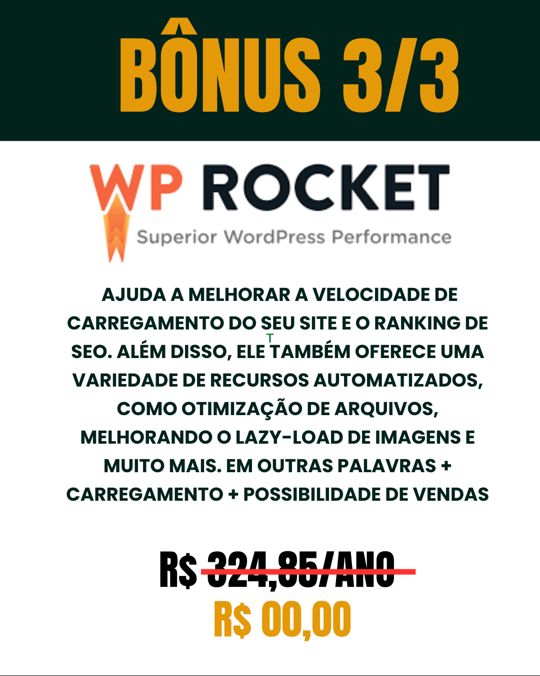 BÔNUS WP ROCKET PREMIUM